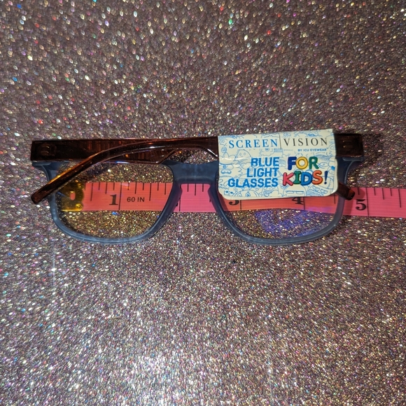 Blue Square Frame Blue Light Glasses Screen Vision Blue Light Glasses for KIDS - Picture 7 of 9